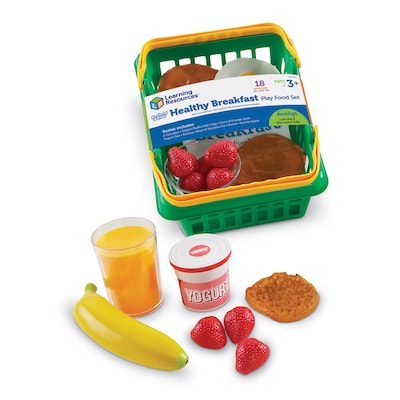 Learning Resources Pretend Food, Pretend & Play, Healthy Breakfast Set