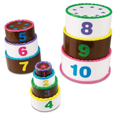 Learning Resources Pretend Play Smart Snacks, Stack & Count Layer Cake