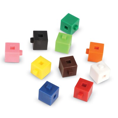 Learning Resources Interlocking Gram Unit Cube, 1000/Set (LER0305)