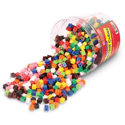 Learning Resources Interlocking Gram Unit Cube, 1000/Set (LER0305)