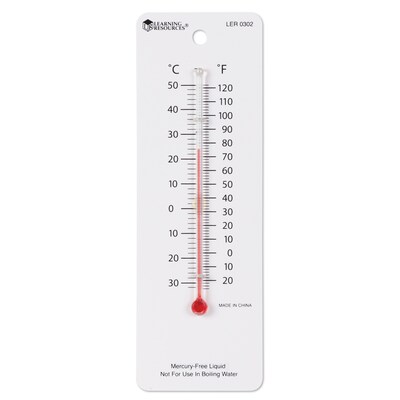 Learning Resources Student Thermometers, Set of 10 (LER0302)