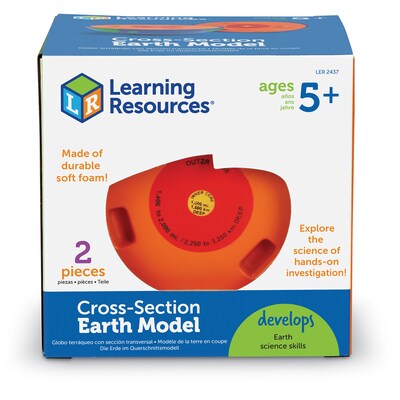 Learning Resources 5" Cross-Section Earth Model (LER2437)