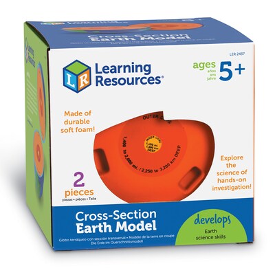 Learning Resources 5" Cross-Section Earth Model (LER2437)