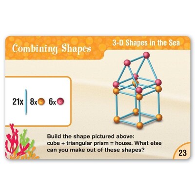 Learning Resources Dive Into Shapes! A "Sea" And Build Geometry Set (LER1773)