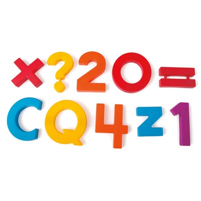 Educational Insights AlphaMagnets & MathMagnets, Multicolored, 214 Pieces (1638)