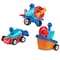 Learning Resources 1-2-3 Build It Car-Plane-Boat (LER2840)