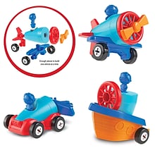 Learning Resources 1-2-3 Build It Car-Plane-Boat (LER2840)