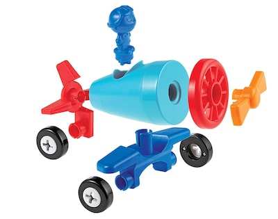 Learning Resources 1-2-3 Build It Car-Plane-Boat (LER2840)