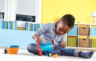 Learning Resources 1-2-3 Build It Car-Plane-Boat (LER2840)