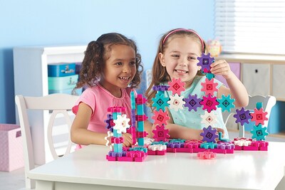 Learning Resources Gears! Gears! Gears! 100-Piece Deluxe Building Set (LER9162-P)
