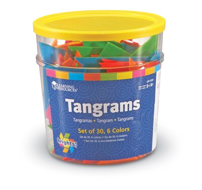 Learning Resources Brights! Tangrams Classpack (LER3554)