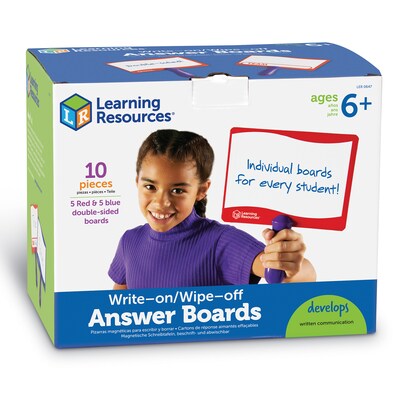 Learning Resources Dry-Erase Boards, Answer Boards (LER0647)