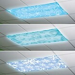 Learning Resources Classroom Light Filters for Ceiling Lighting, Blue/White, Set of 3 Seasons (1233)