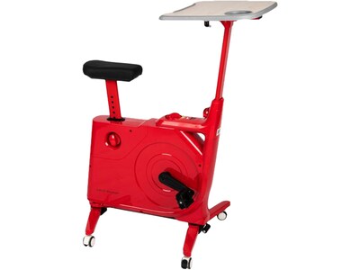 Mind Reader Exercise Bike with Desk, Red (XBIKED-RED)