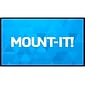 Mount-It! 100" Manual Wall & Ceiling Projector Screen, Black/Matte White (MI-640)