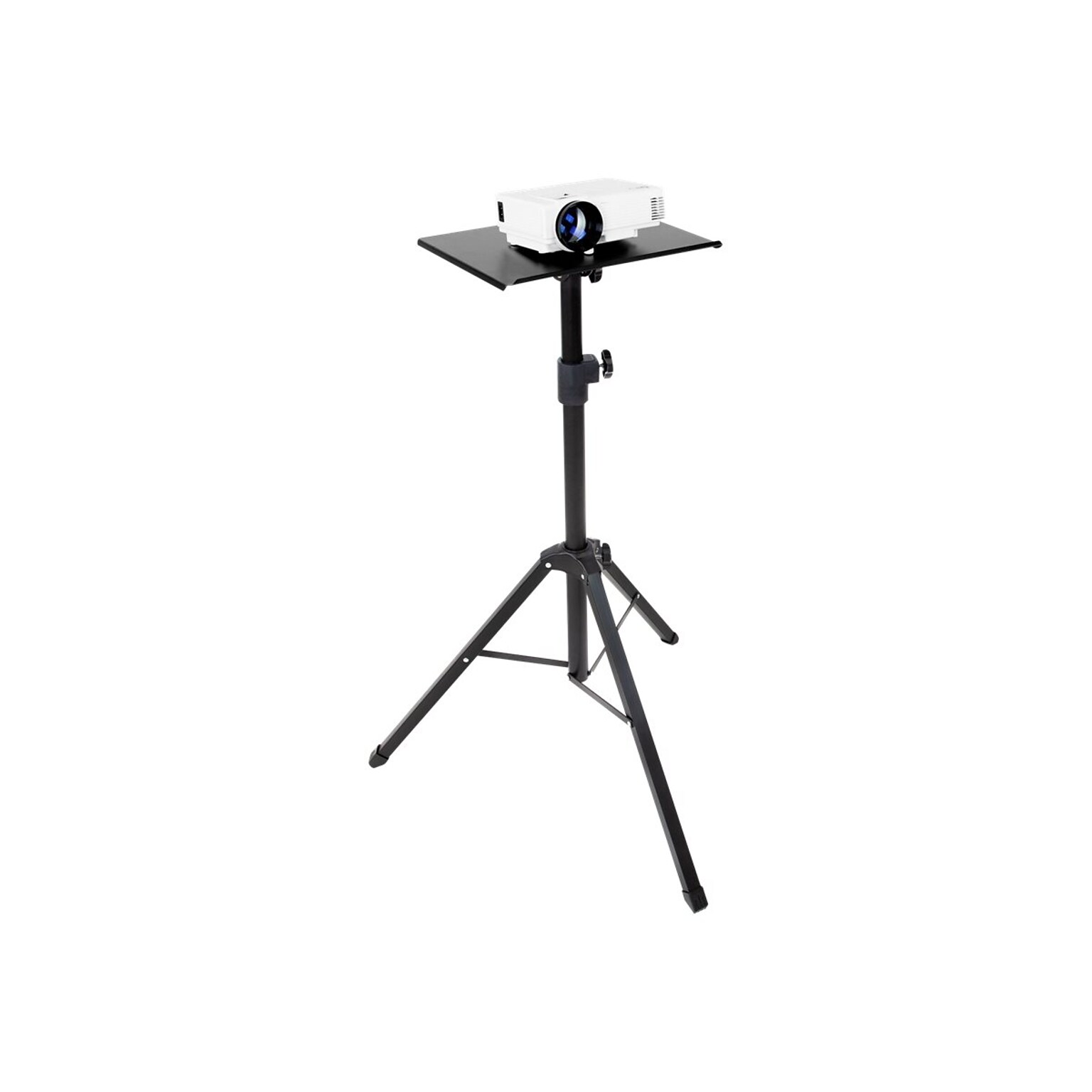Mount-It! Steel Tripod Projector Stand, Black (MI-7977)