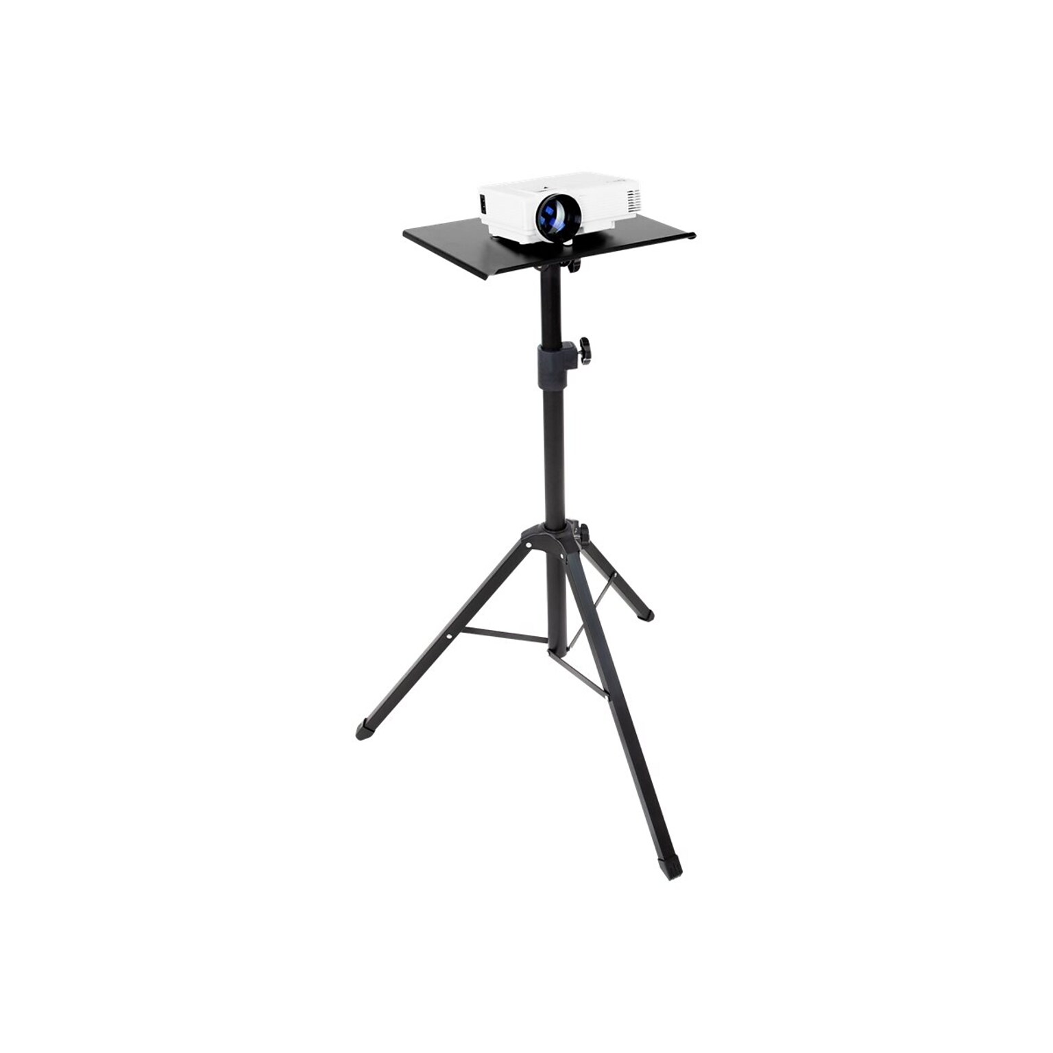 Mount-It! Steel Tripod Projector Stand, Black (MI-7977)