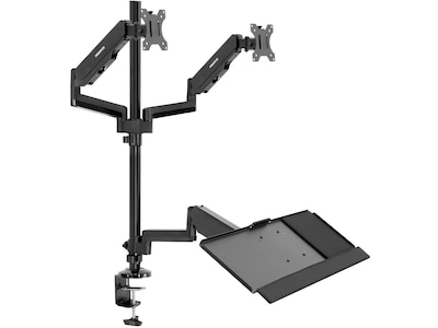 Mount-It! Adjustable Monitor Mount, Up to 32, Black (MI-7996)