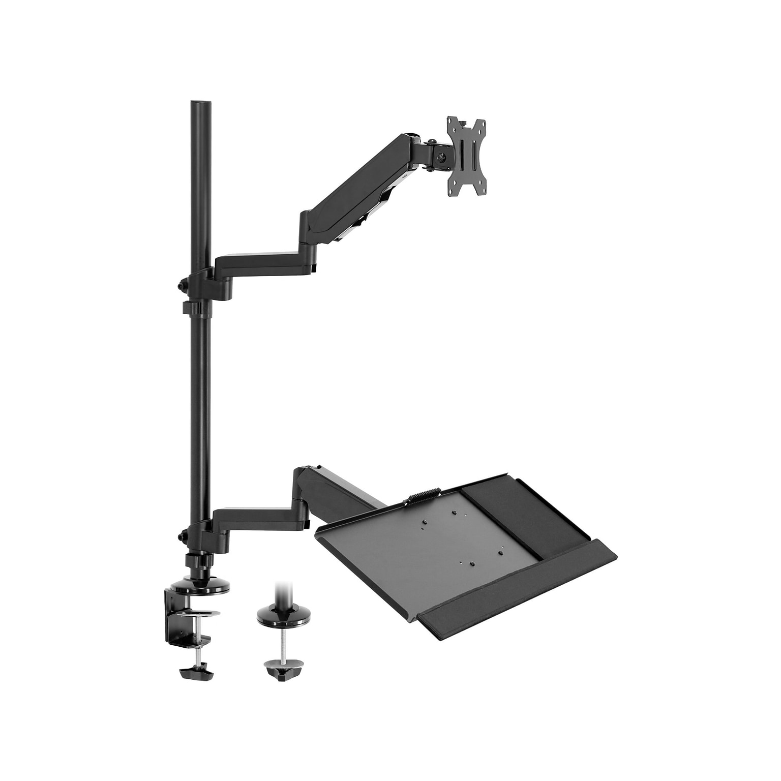 Mount-It! Adjustable Monitor Mount, Up to 32, Black (MI-7995)