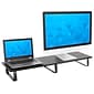 Mount-It! Monitor Stand for Up to 2 Monitors, 39.4" Wide, Black (MI-7267)