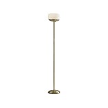 Adesso Jessica 71 Antique Brass Floor Lamp with Dome Shade (5003-21)