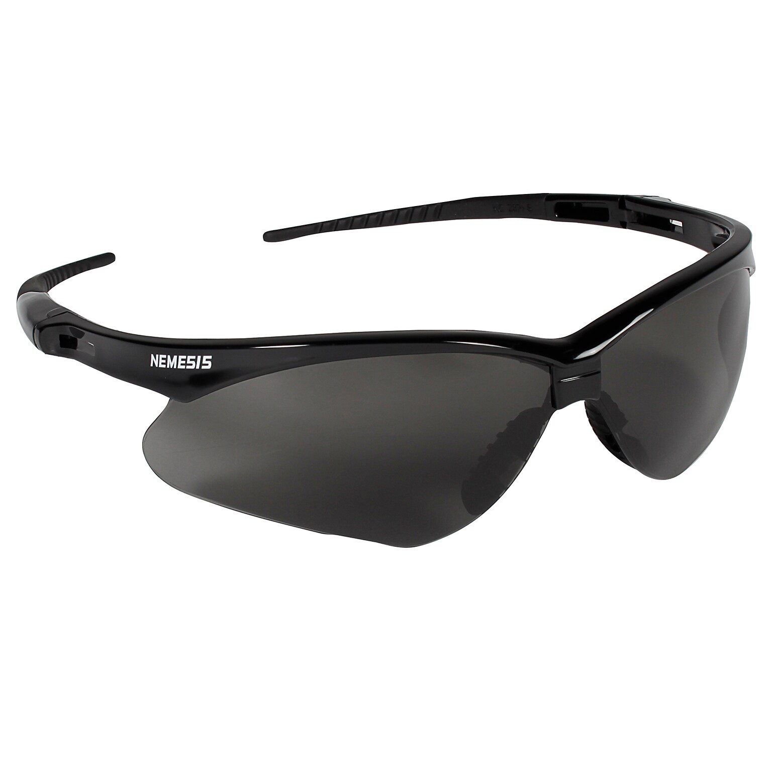 Jackson Safety® V30 NEMESIS® Wraparound Safety Glasses, Black Frame, Smoke Anti-Fog Lens