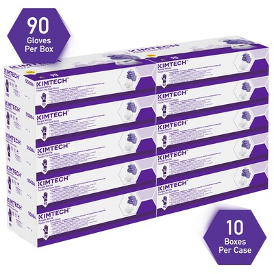 Kimberly-Clark Powder Free Purple Nitrile Gloves, XL, 900/Carton (KCC 55084CT)