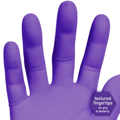 Kimberly-Clark Powder Free Purple Nitrile Gloves, Large, 1000/Carton (55083)