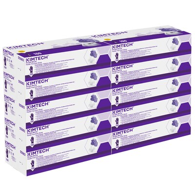 Kimberly-Clark Powder Free Purple Nitrile Gloves, Large, 1000/Carton (55083)