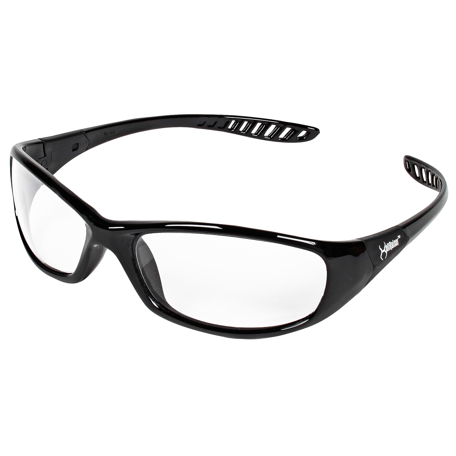 Jackson Safety® Eyewear, V40 HellRaiser®, Clear Anti-Fog Lense, Black Frame