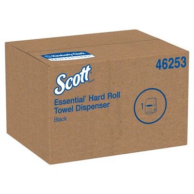 Scott Essential® Touchless Manual Hardwound Paper Towel Dispenser, Smoke (46253)