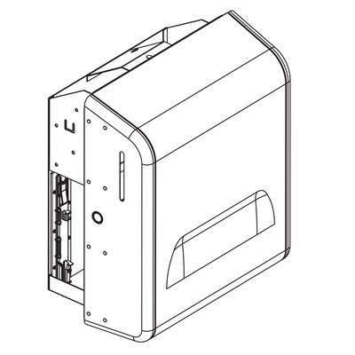 Kimberly Clark MOD* Recessed Dispenser Housing, Stainless Steel