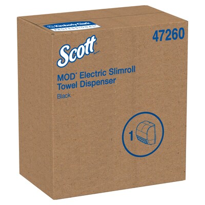 SCOTT® Control™ Electronic Slimroll Paper Towel One-Ply Dispensing System, Black (47260)