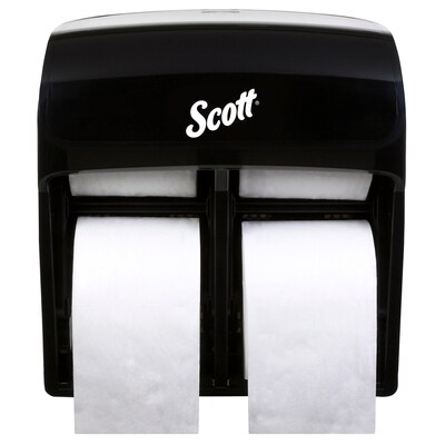 Scott Professional High Capacity Bathroom Tissue Dispenser, Black (44518)