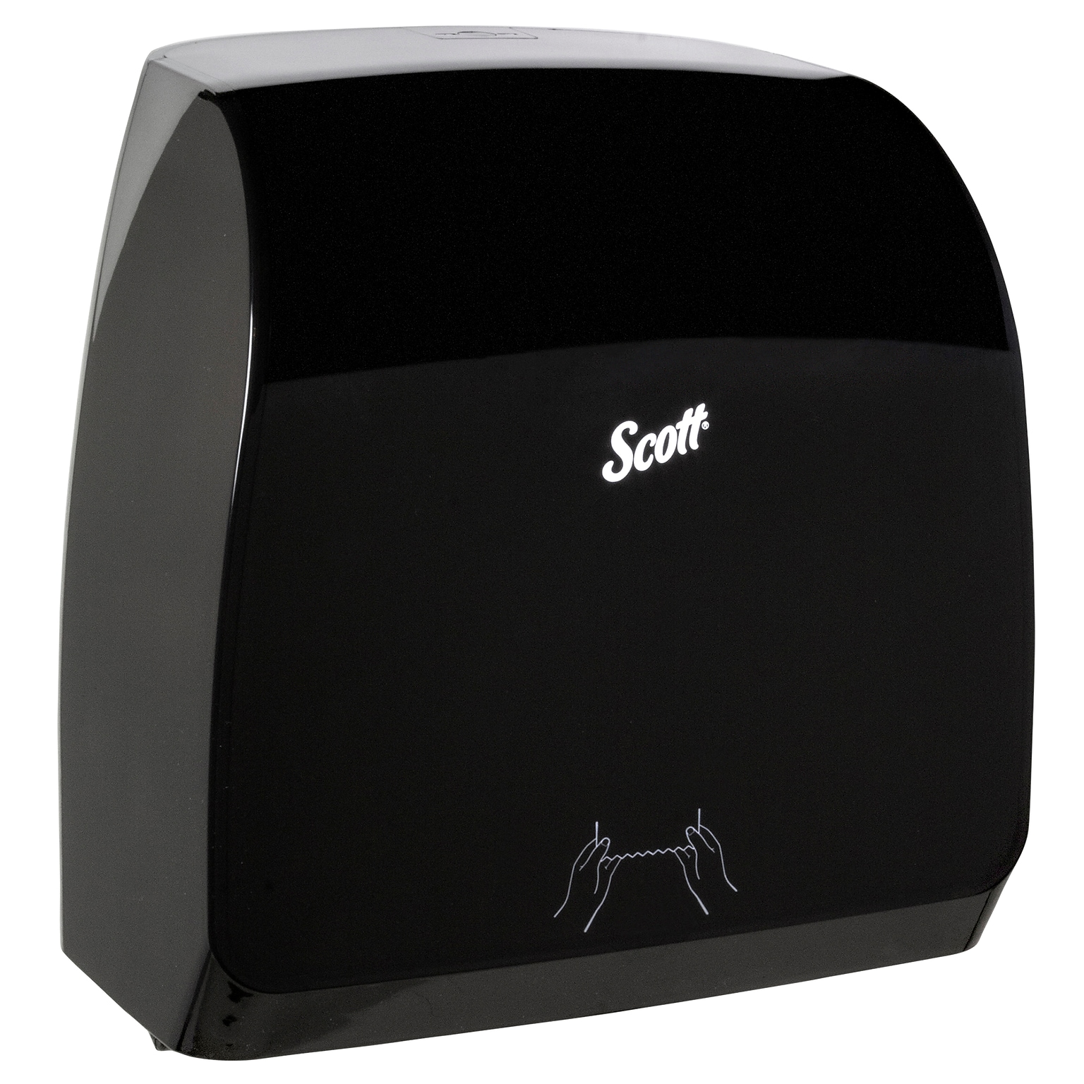 Scott Hardwound Paper Towel Dispenser, Black (47089)