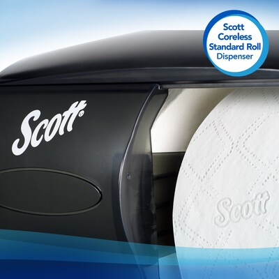 Scott Pro 2-Ply Small Core Standard Toilet Paper, White, 1100 Sheets/Roll, 36 Rolls/Carton (47305)