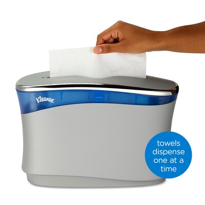 Kleenex® Reveal Countertop System Hand Towel Dispenser, Soft Grey (51904)