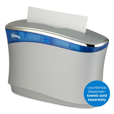 Kleenex® Reveal Countertop System Hand Towel Dispenser, Soft Grey (51904)