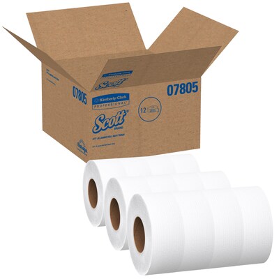 Scott Essential JRT Recycled Jumbo Toilet Paper, 2-ply, White, 1000 ft./Roll, 12 Rolls/Case (07805)