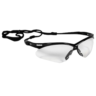 Jackson Safety Nemesis Polycarbonate Safety Glasses, Clear Lens (25679)