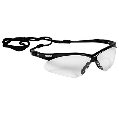 Jackson Safety Nemesis Polycarbonate Safety Glasses, Clear Lens (25679)