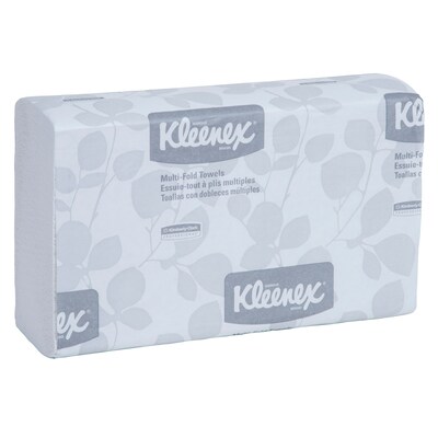 Kleenex Multifold Paper Towels, 1-Ply, 150 Sheets/Pack, 4 Packs/Carton (88130)