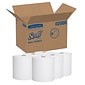 Scott Essential High Capacity Hardwound Paper Towel, 1-Ply, 6 Rolls/Carton (02000)