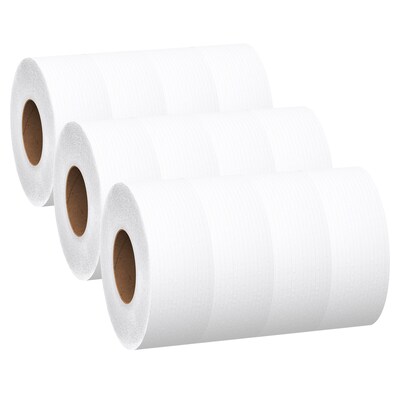 Scott Essential 2-Ply Jumbo Toilet Paper, White, 12 Rolls/Carton (07304)