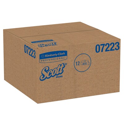 Scott Essential 1-Ply Jumbo Toilet Paper, White, 12 Rolls/Carton (07223)