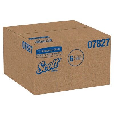 Scott Essential 2-Ply Jumbo Toilet Paper, White, 6 Rolls/Carton (07827)