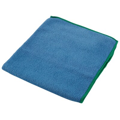 WypAll Microfiber Cleaning Cloths, 15.75 x 15.75, Blue, 6 Cloths/Pack (83620)