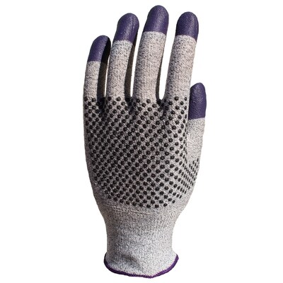 Jackson Safety® G60 Cut-Resistant Nitrile Multipurpose Gloves, Purple, Lg, Size 9, 1 Pair (97432)