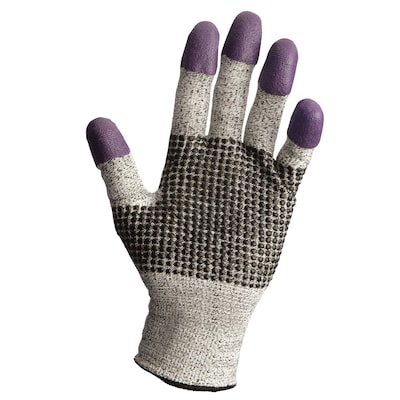 Jackson Safety® G60 Cut-Resistant Nitrile Disposable Gloves, Purple, XL Size 10, 1 Pair (97433)