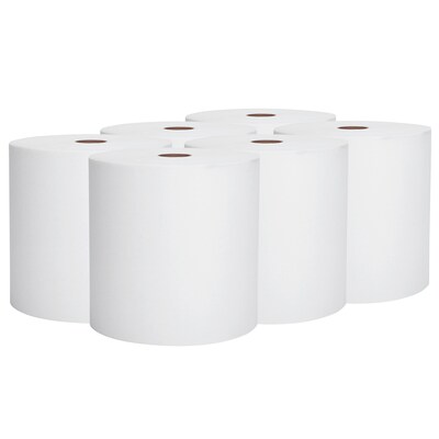 Scott Hardwound Paper Towels, 1-ply, 1000 ft./Roll, 6 Rolls/Carton (KCC10191)